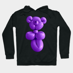 Teddy bear balloon in purple Hoodie